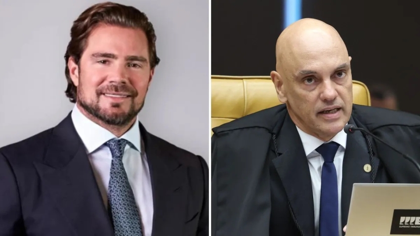Jornal diz que Daniel Vorcaro trocou mensagens com Alexandre de Moraes no dia em que foi preso