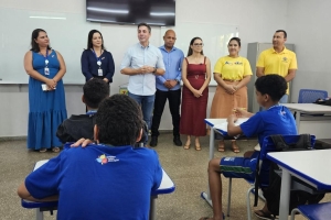 Secretaria de Educa&ccedil;&atilde;o dialoga com comunidade escolar e refor&ccedil;a preparativos para o Saeb 2025 em Pocon&eacute;