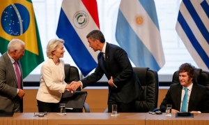 L&iacute;deres do Mercosul e da UE assinam acordo e defendem multilateralismo