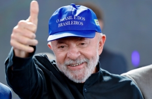 Lula em apresenta&ccedil;&atilde;o no Parque de Exposi&ccedil;&otilde;es de Linhares