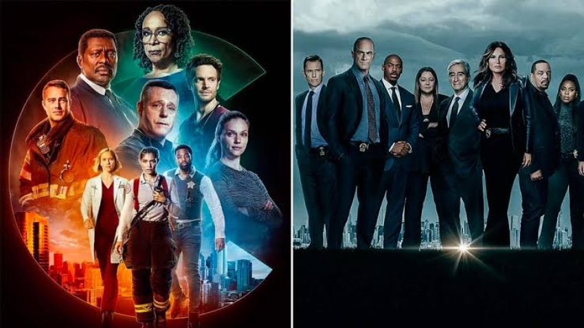 Jason Beghe de Chicago PD e Mariska Hargitay de Law &amp; Order SVU, estrelas e produtores executivos