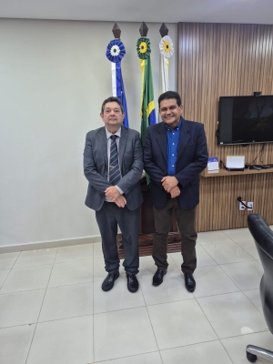 Presidente da C&acirc;mara se re&uacute;ne com corregedor-Geral do Tribunal de Justi&ccedil;a de Mato Grosso