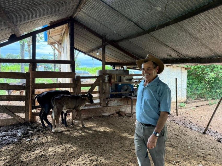 "Temos a chance de melhorar a gen&eacute;tica do nosso gado leiteiro", afirma produtor de Chapada dos Guimar&atilde;es