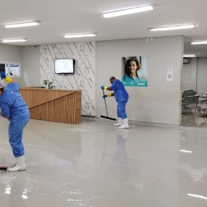 Temporal provoca alagamentos pontuais em unidades de sa&uacute;de e equipes atuam para normalizar situa&ccedil;&atilde;o