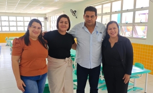 Vereador Wanderley Cerqueira visita CMEI Prof. Doralice Silva Cardoso no bairro Novo Mundo