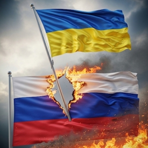 Ucr&acirc;nia ataca a R&uacute;ssia e provoca inc&ecirc;ndio de grande propor&ccedil;&atilde;o