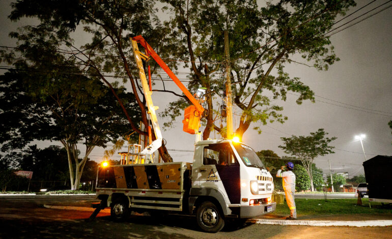  Limpurb atende mais de mil pontos de iluminação em cinco dias de operação