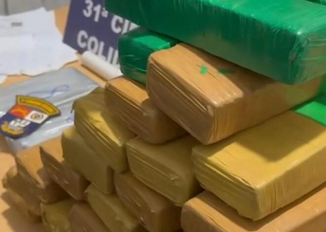  PM apreende 35 tabletes de drogas e prende dois faccionados em Colíder