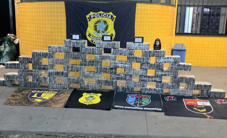  Forças de segurança apreendem 510 quilos de cocaína e causam prejuízo de R$ 15 milhões às facções criminosas